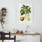 Stupell Industries Lemon Plant Green Stripes Framed Giclee, design by Lettered and Lined